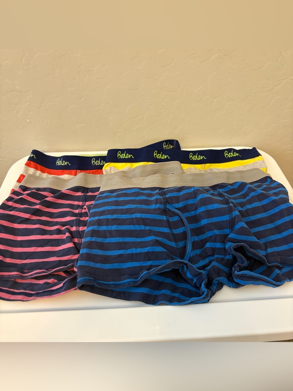 Mini Boden boxer briefs 4 pairs size 13-14Y